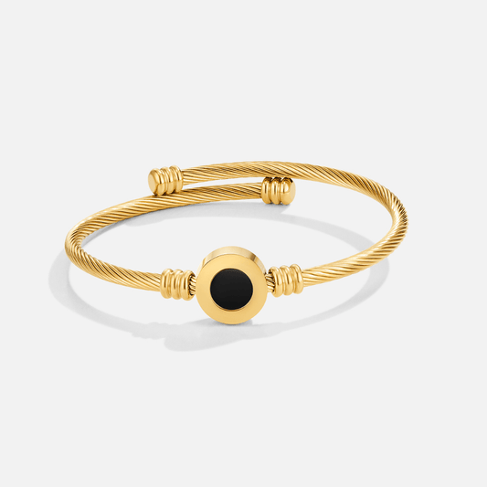 Melinda Gold-Tone Spinner Bangle