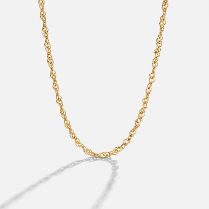 Mila Twist Gold-Tone Chain Necklace