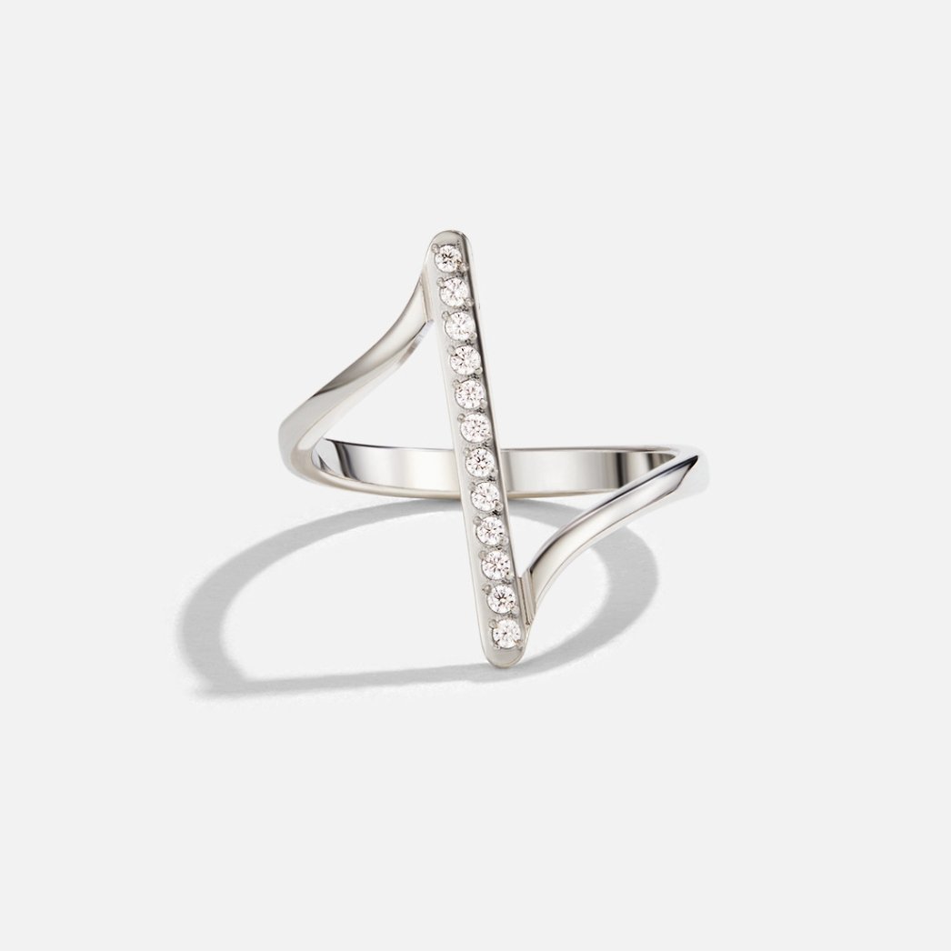 Mila Twist Silver-Tone Ring