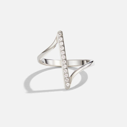 Mila Twist Silver-Tone Ring