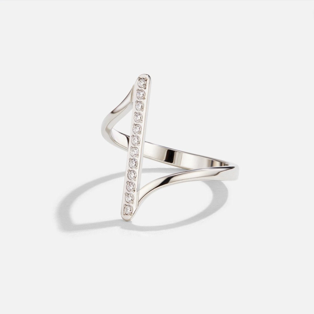Mila Twist Silver-Tone Ring