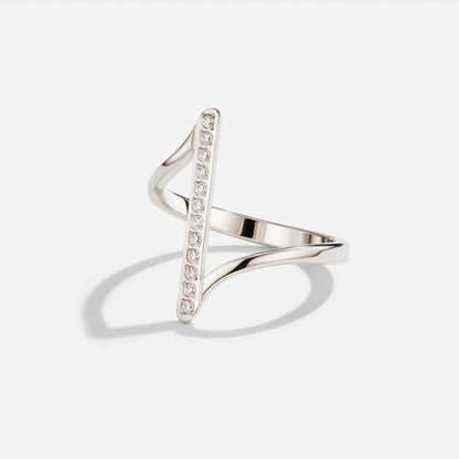 Mila Twist Silver-Tone Ring