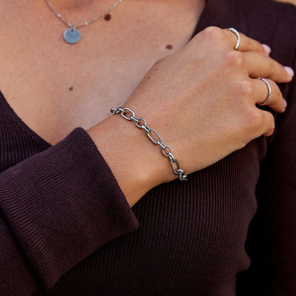 Miriam Chunky Silver-Tone Bracelet