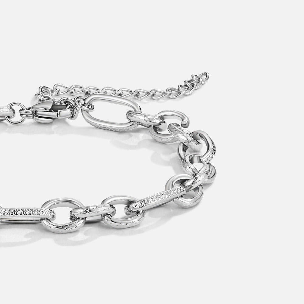 Miriam Chunky Silver-Tone Bracelet