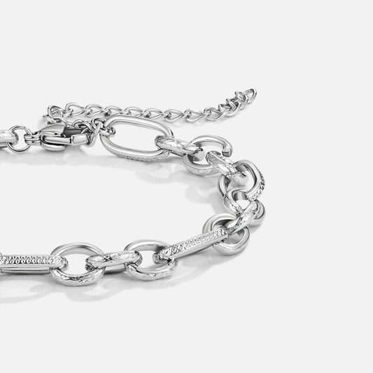 Miriam Chunky Silver-Tone Bracelet