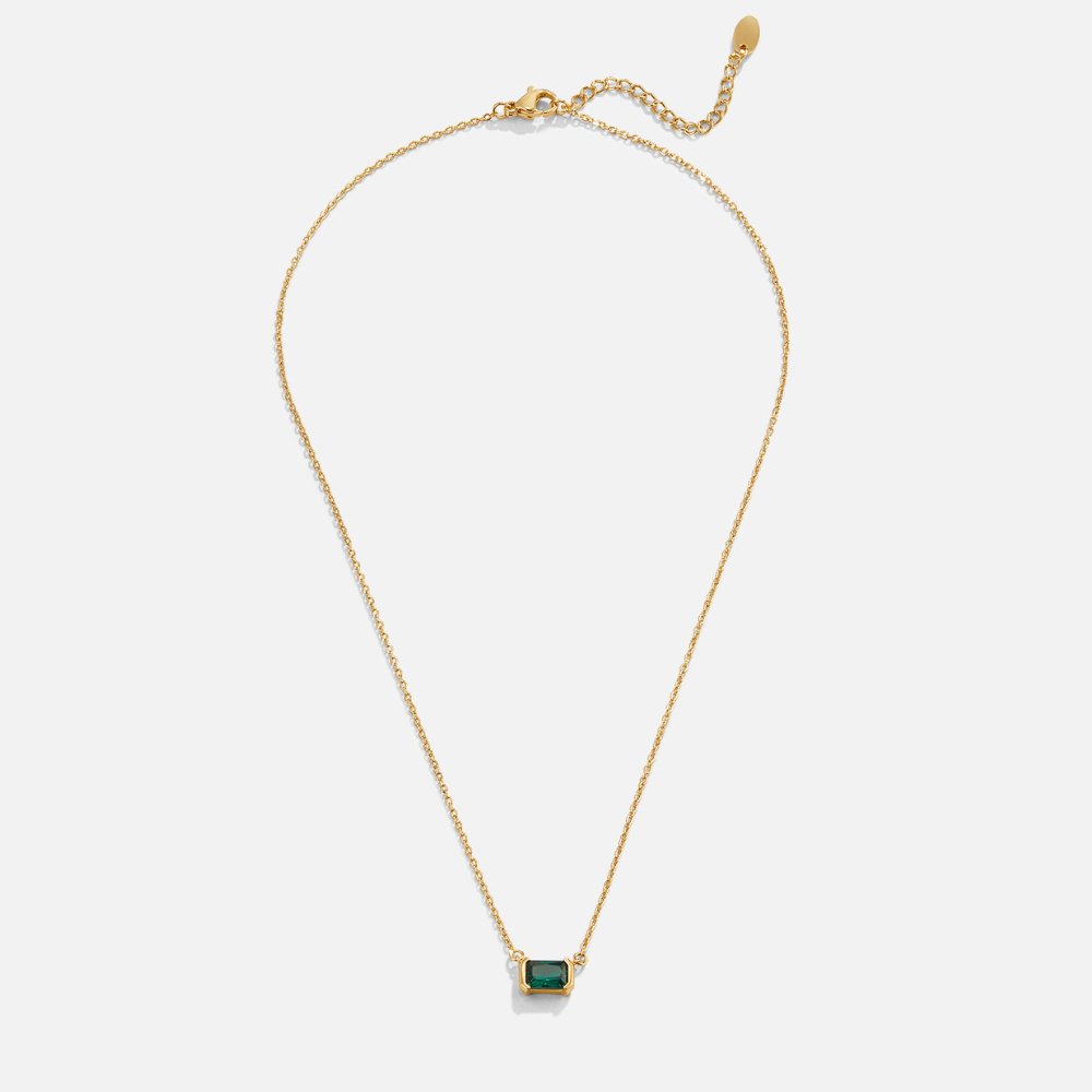 Monica Emerald Green Necklace