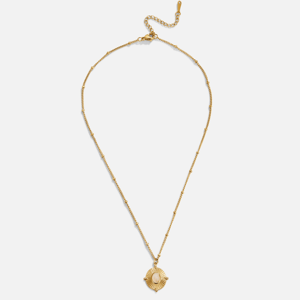 Monique Vintage-Style Stone Necklace