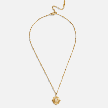 Monique Vintage-Style Stone Necklace
