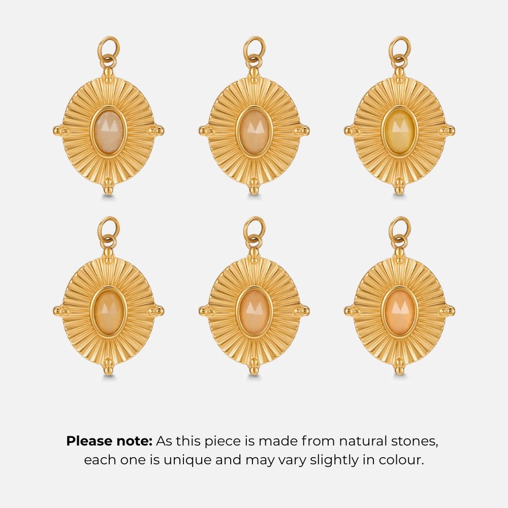 Monique Vintage-Style Stone Necklace