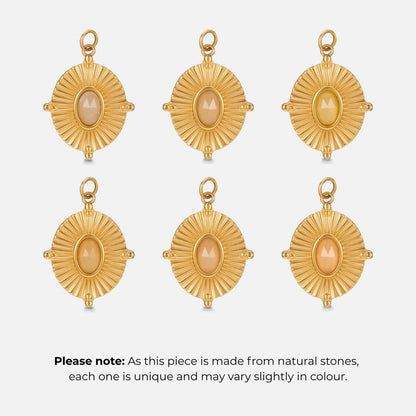Monique Vintage-Style Stone Necklace