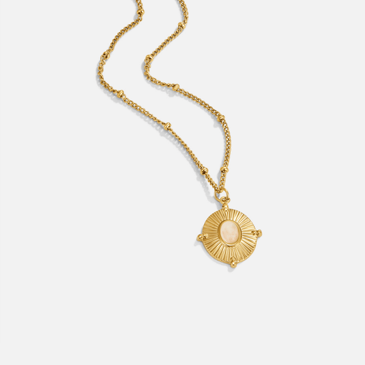 Monique Vintage-Style Stone Necklace