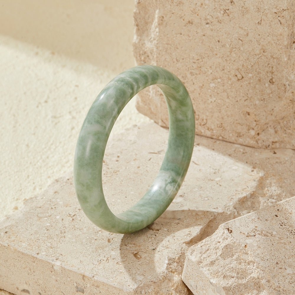 Jade Green Stone Bangle