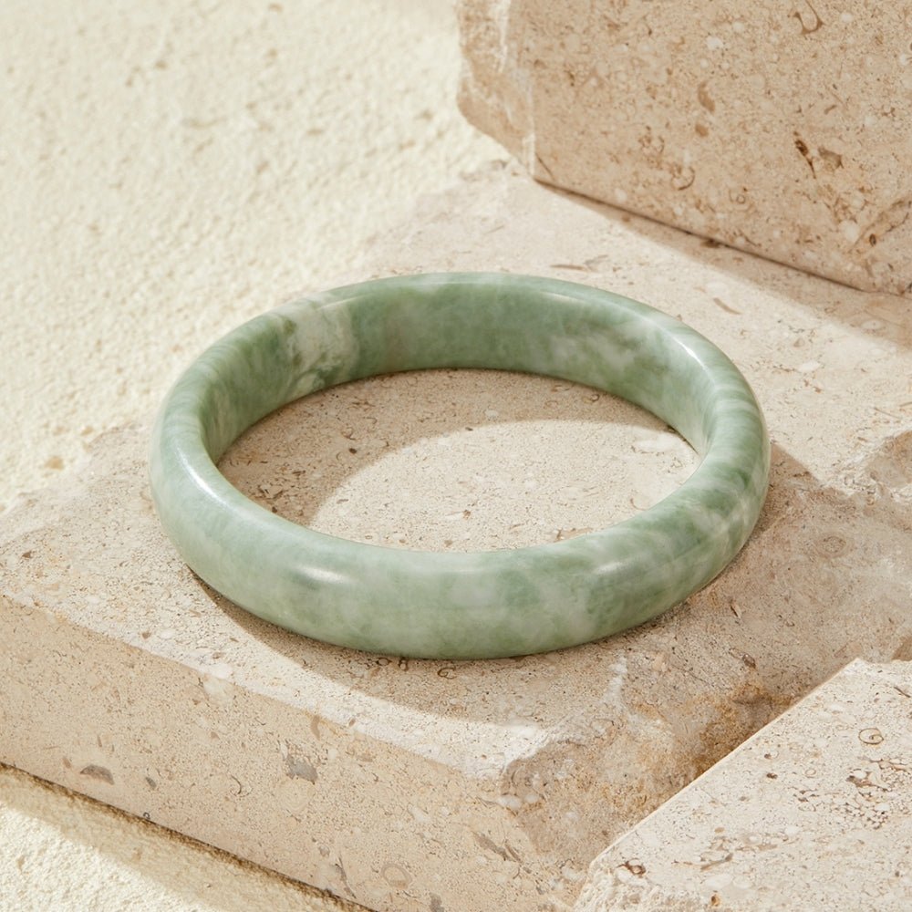 Jade Green Stone Bangle