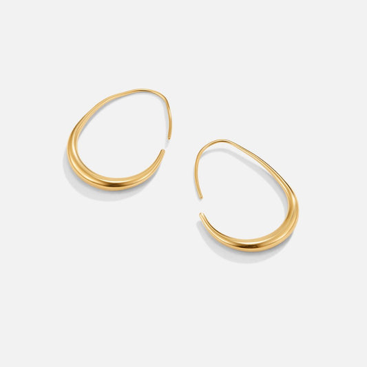 Nica Gold-Tone Hoop Earrings