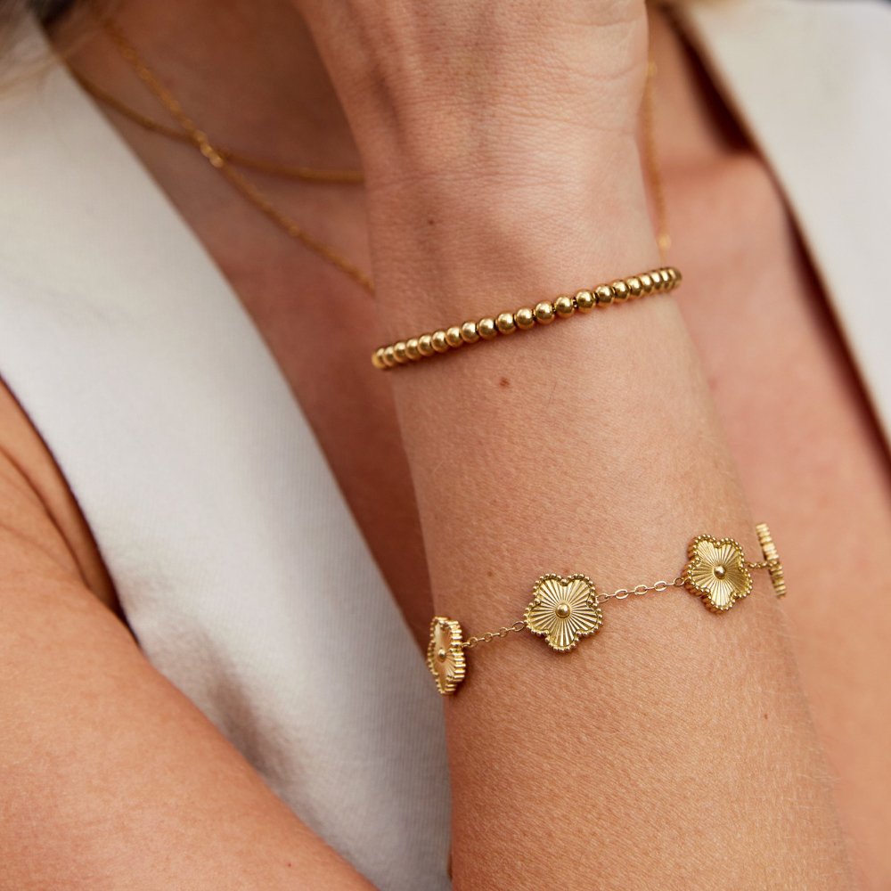 Niloya Gold-Tone Beaded Bracelet