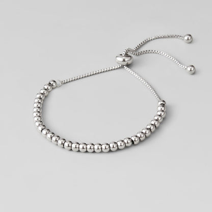 Niloya Beaded Silver-Tone Bracelet
