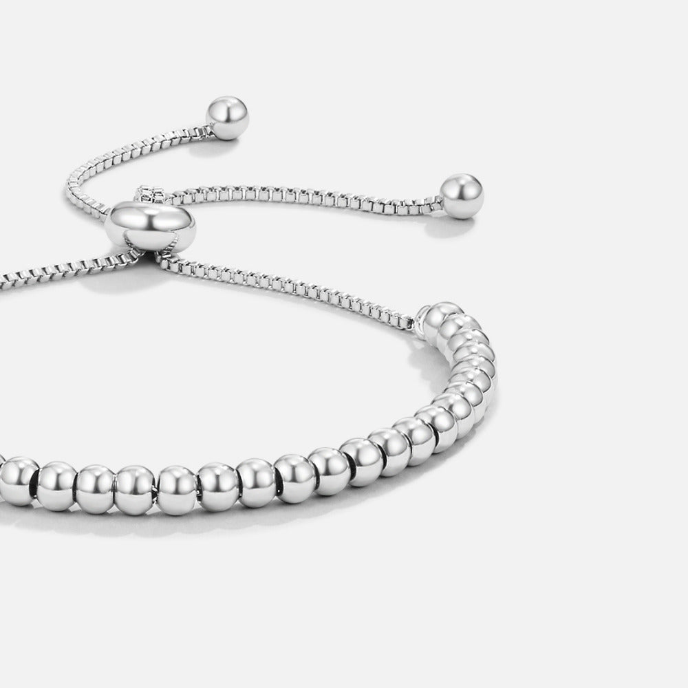Niloya Beaded Silver-Tone Bracelet