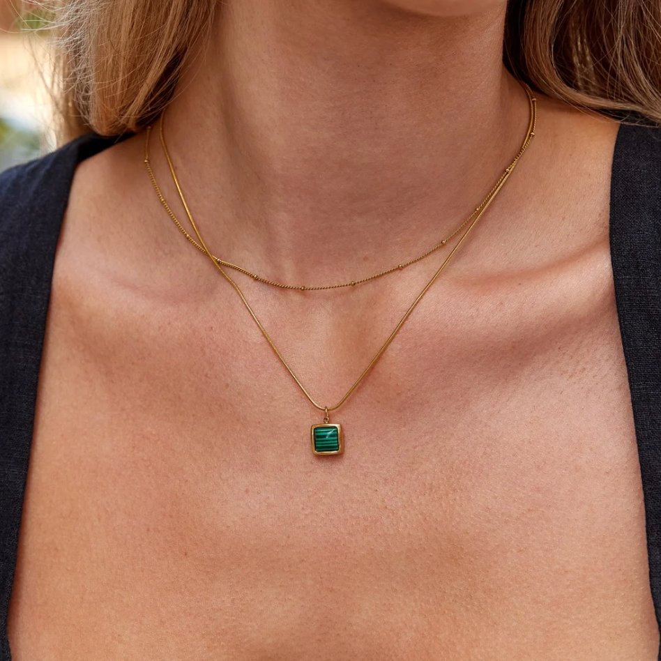 Niyah Beaded Gold-Tone Necklace
