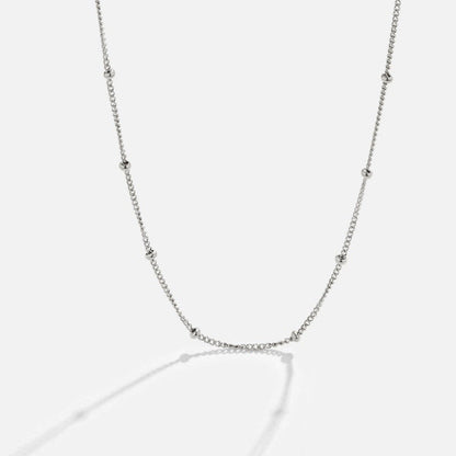 Niyah Beaded Silver-Tone Necklace