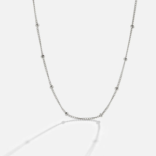 Niyah Beaded Silver-Tone Necklace