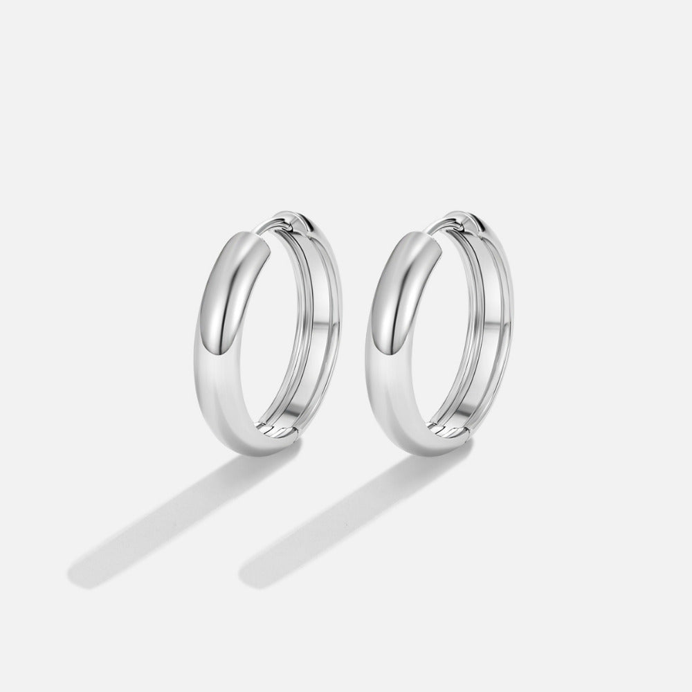 Nona Silver-Tone Hoops