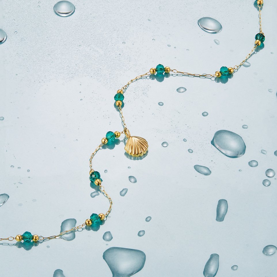 Ocean Lover Shell and Bead Necklace Set