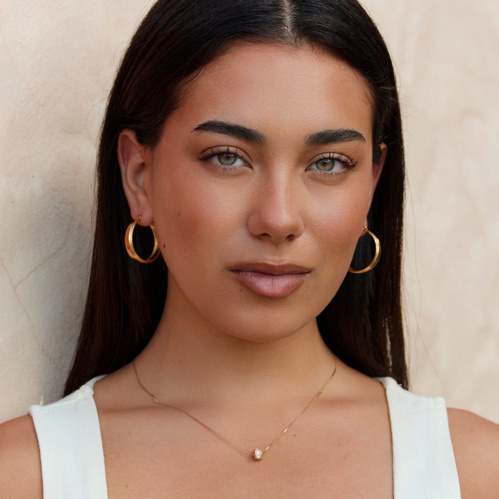 Orelia Gold-Tone Hoops
