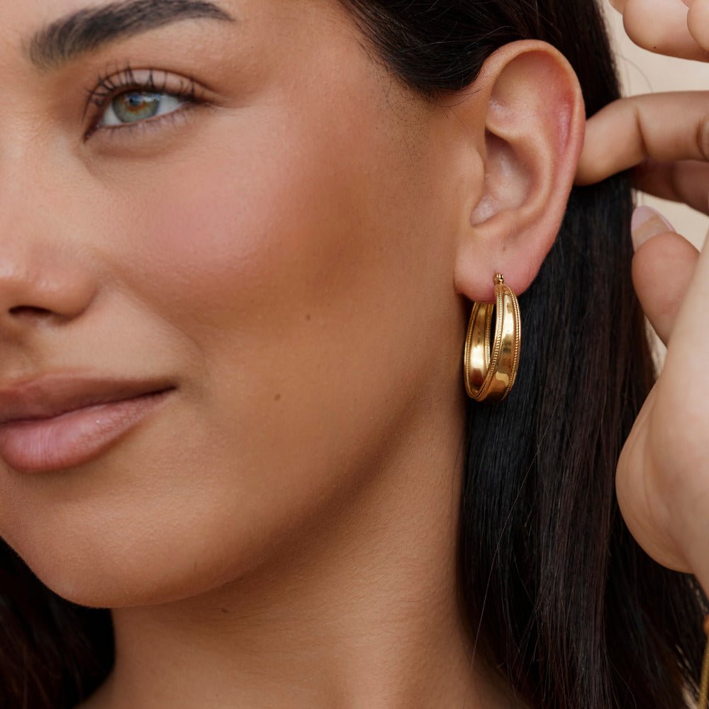 Orelia Gold-Tone Hoops