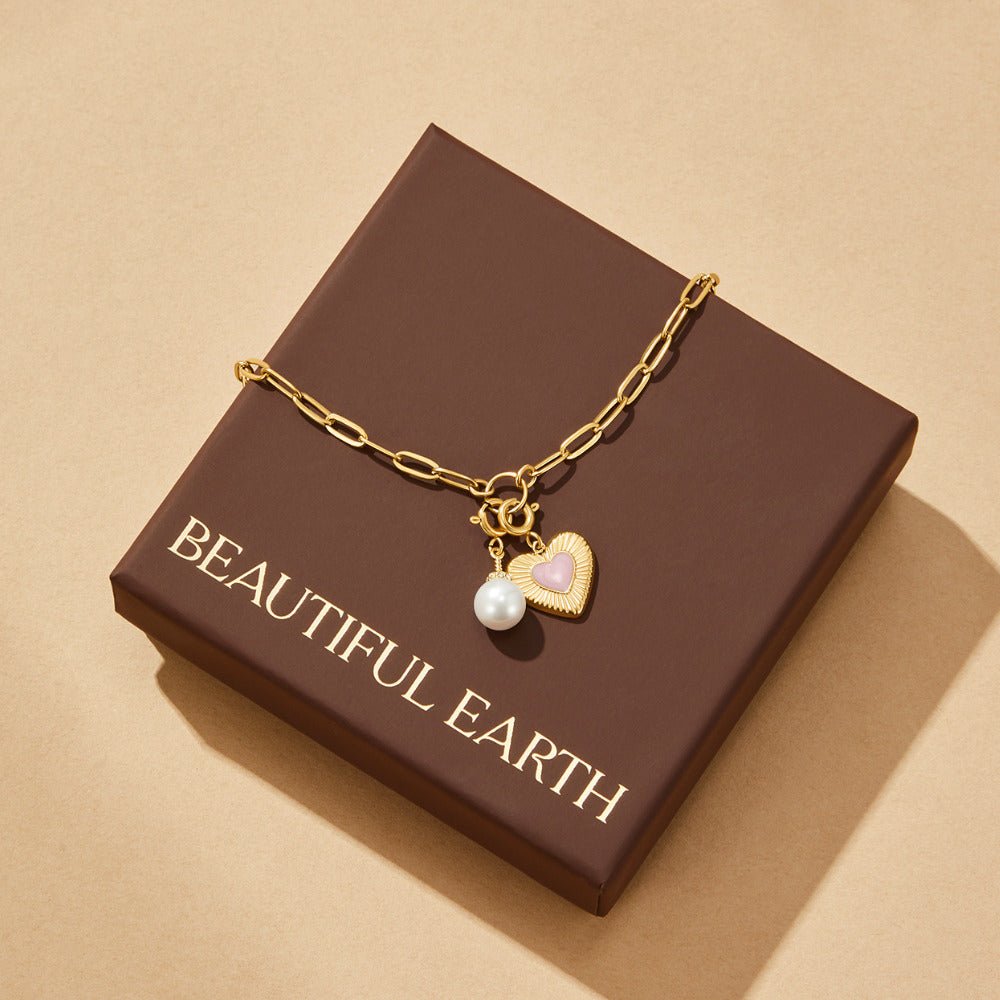 Pia Chain Link Charm Bracelet Set
