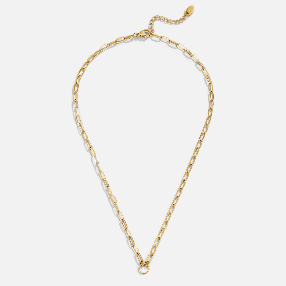 Pia Chain Link Charm Necklace Set