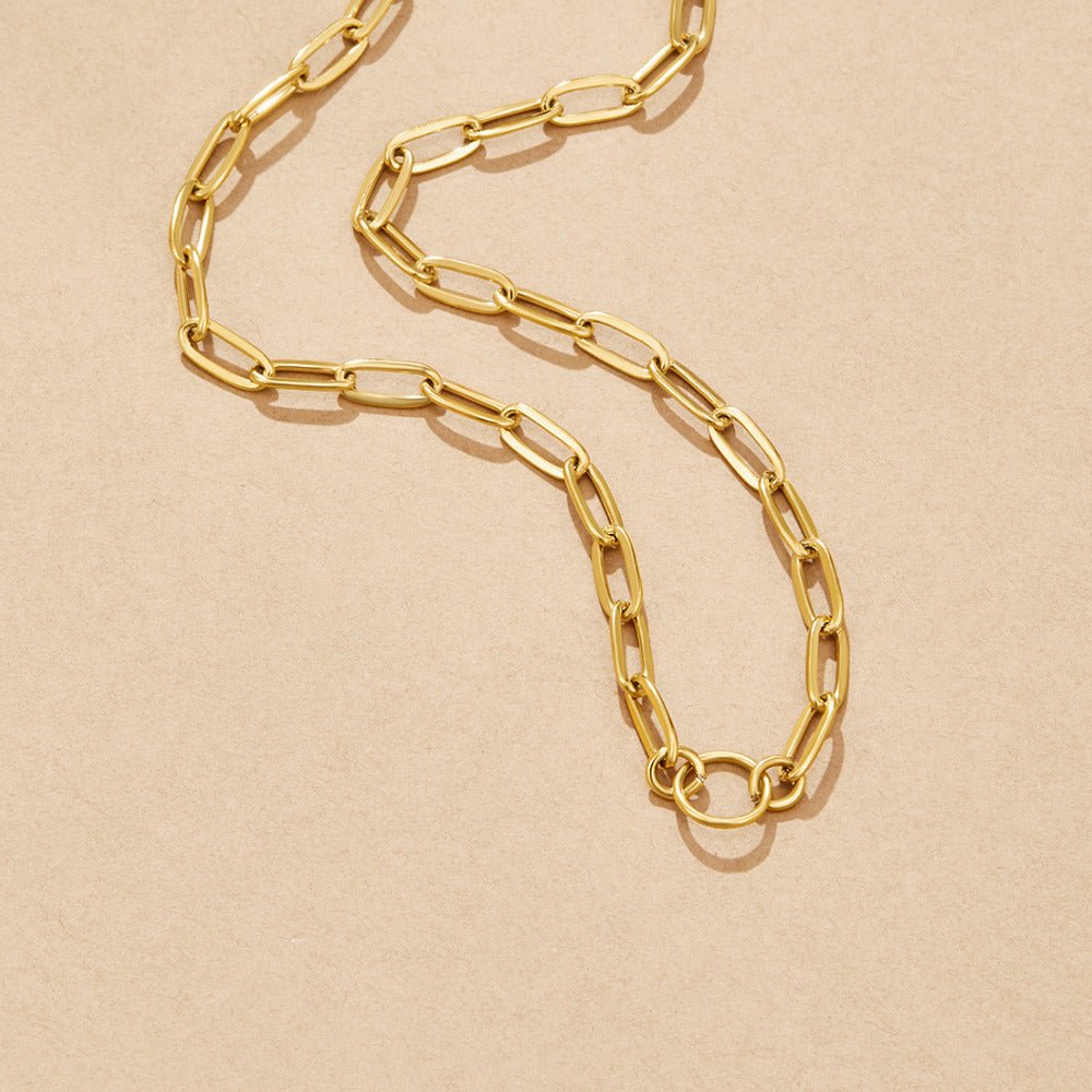 Pia Chain Link Charm Necklace Set