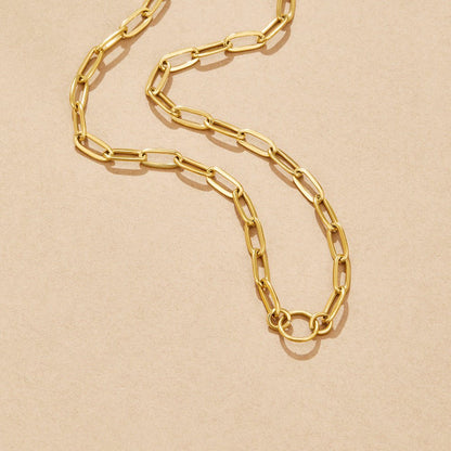 Pia Chain Link Charm Necklace Set