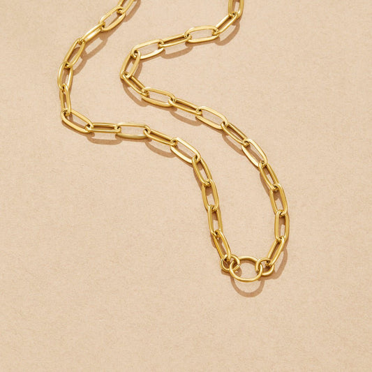 Pia Chain Link Charm Necklace Set