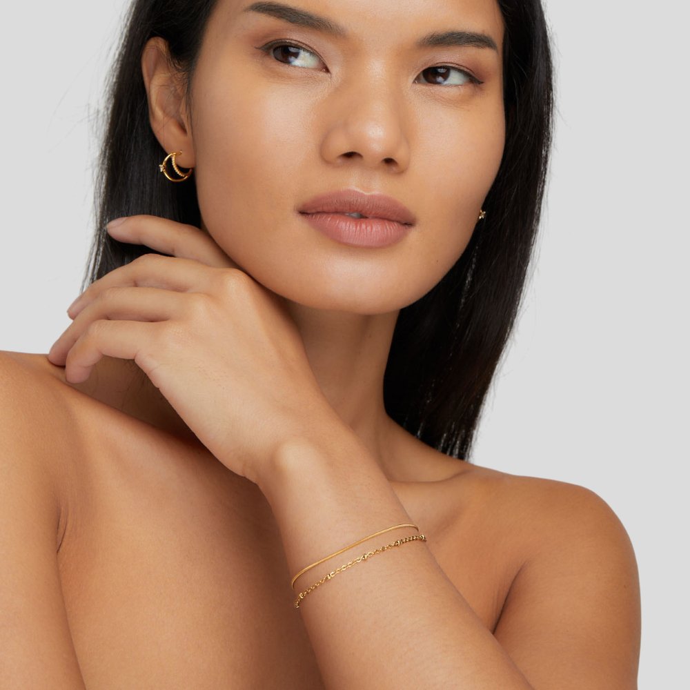 Pia Gold-Tone Layered Bracelet