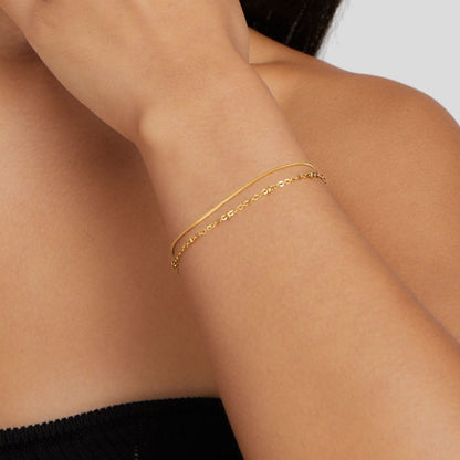 Pia Gold-Tone Layered Bracelet