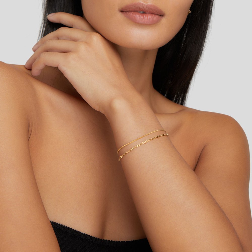 Pia Gold-Tone Layered Bracelet