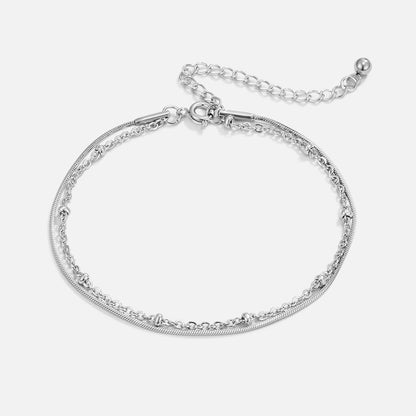 Pia Silver-Tone Layered Bracelet