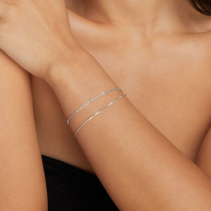 Pia Silver-Tone Layered Bracelet