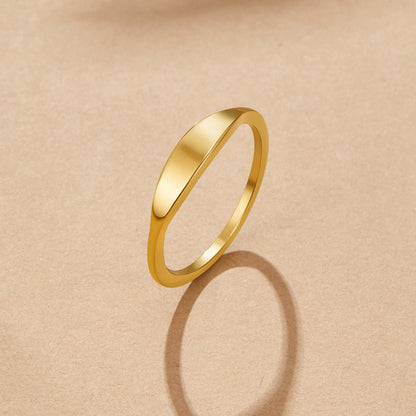 Pipa Signet Gold-Tone Ring