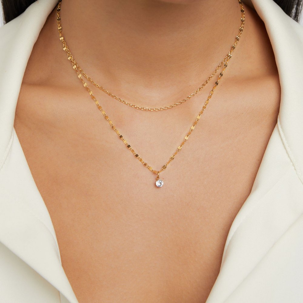 Piya Layered Crystal Necklace