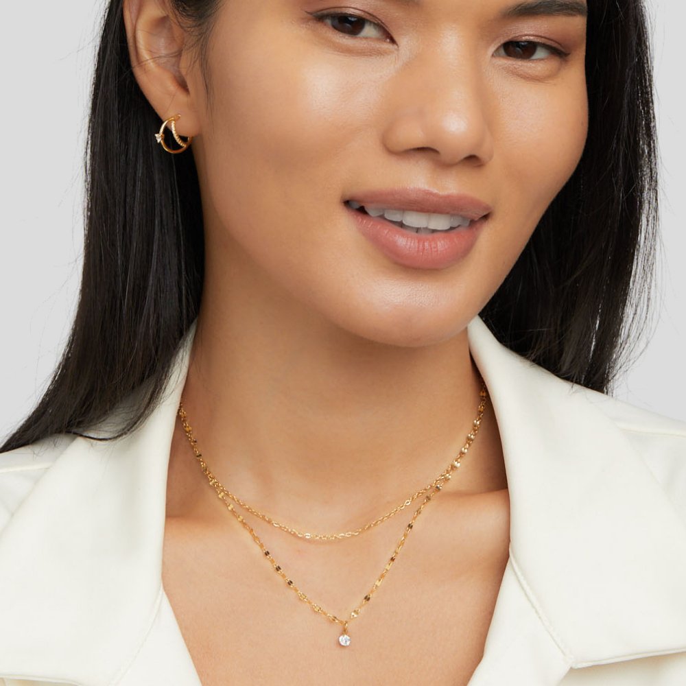 Piya Layered Crystal Necklace
