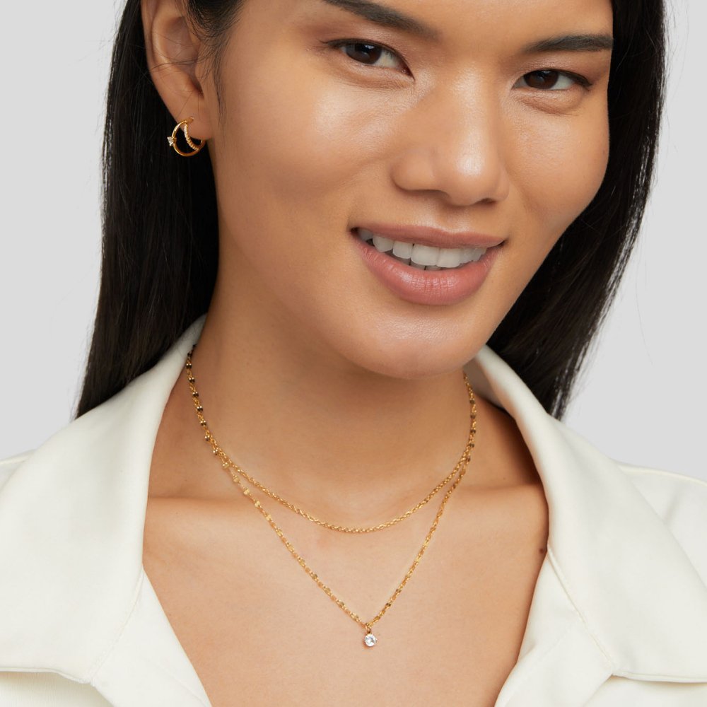 Piya Layered Crystal Necklace