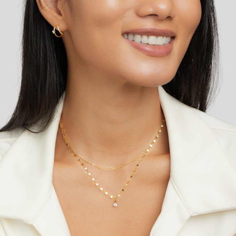 Piya Layered Crystal Necklace