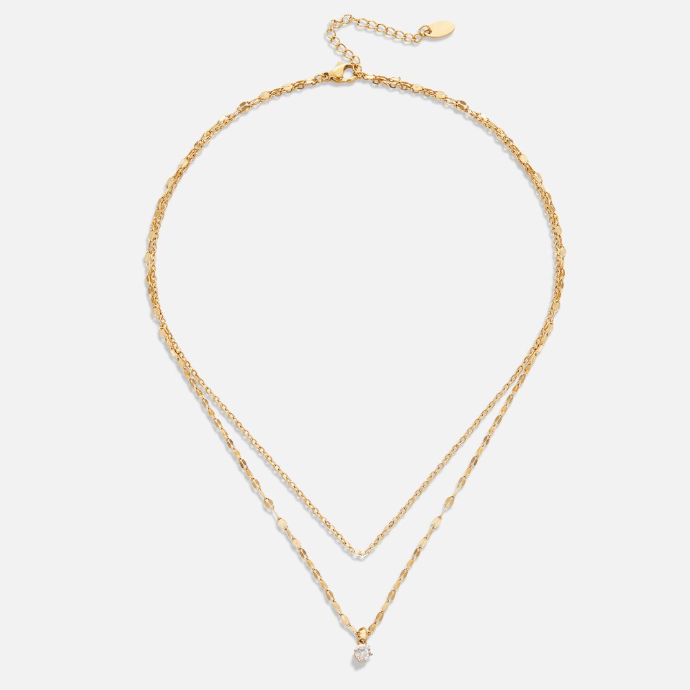 Piya Layered Crystal Necklace