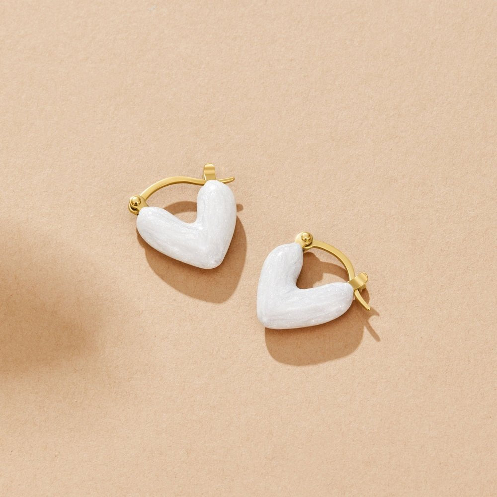 Pure Love Heart Earrings