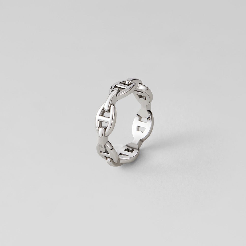 Raya Silver-Tone Chain Ring
