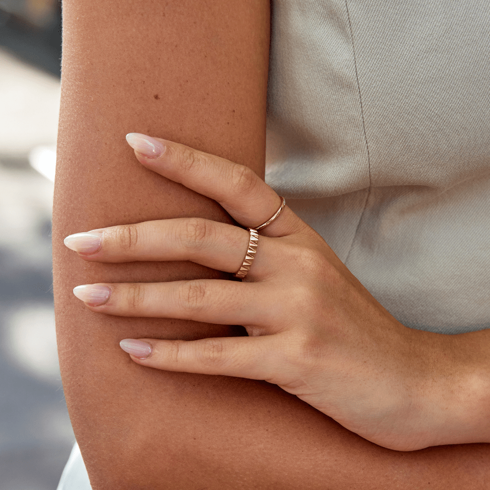 Reene Geometric Gold-Tone Ring