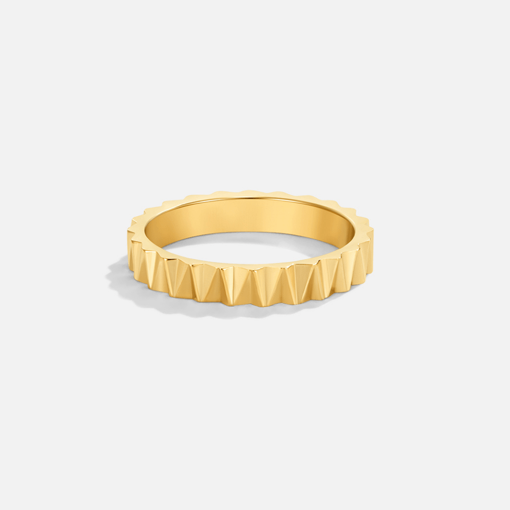 Reene Geometric Gold-Tone Ring