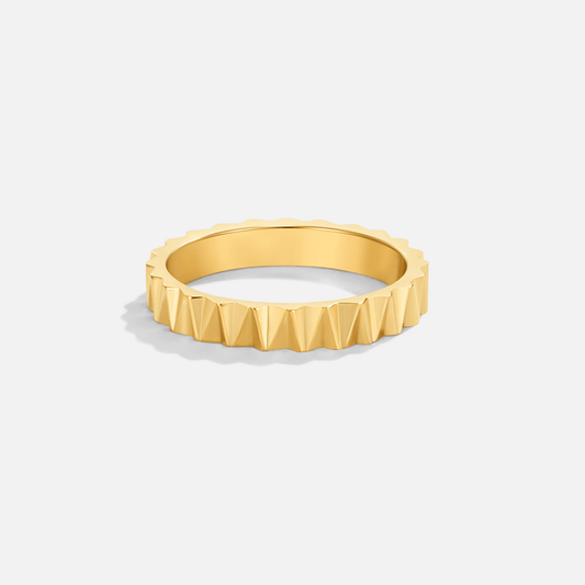 Reene Geometric Gold-Tone Ring