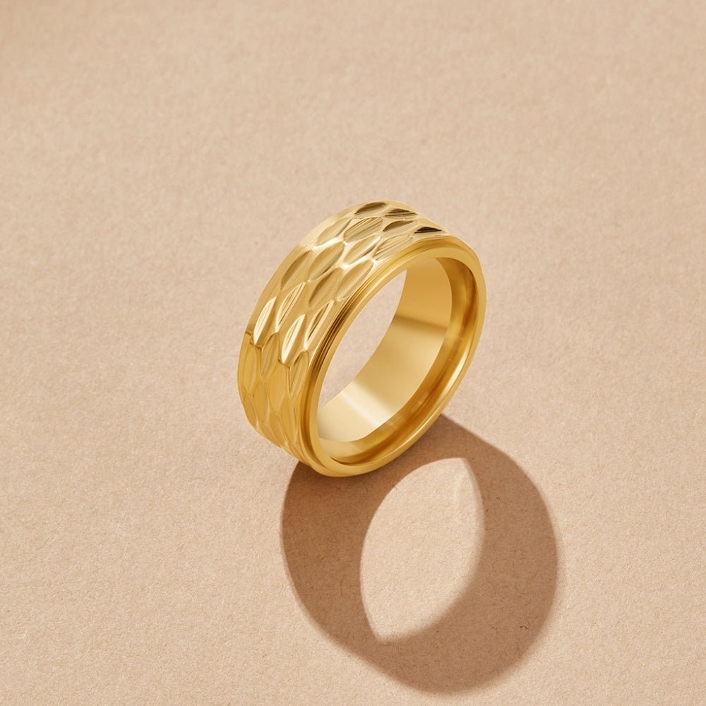 Rene Gold-Tone Chunky Ring